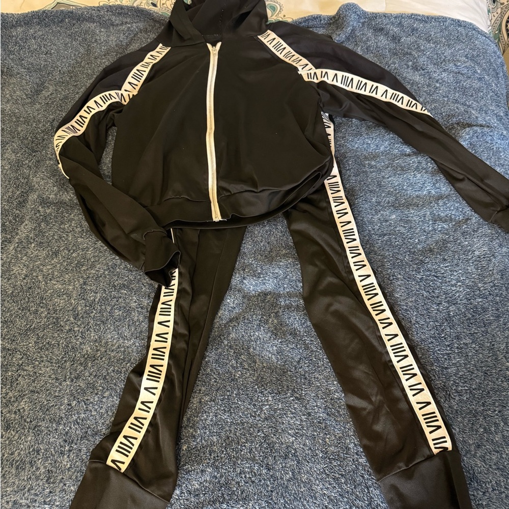 Tracksuit with Louis Vuitton design